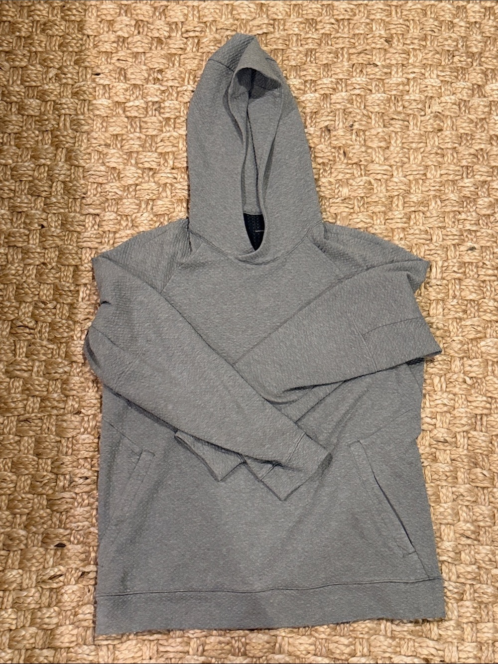 Lululemon Grey Pullover Hoodie - Casual Lightweight Sweatshirt